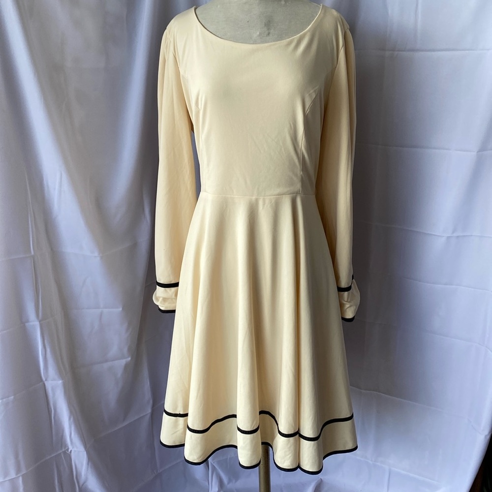 Black butterfly cram plus dress